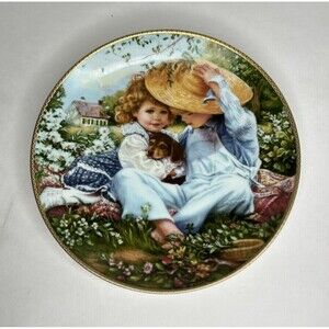 A Time To Love By Sandra Kuck Collectors Plate March Of Dimes Edition (1989)